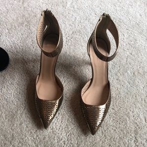 J. Crew Gold Heels